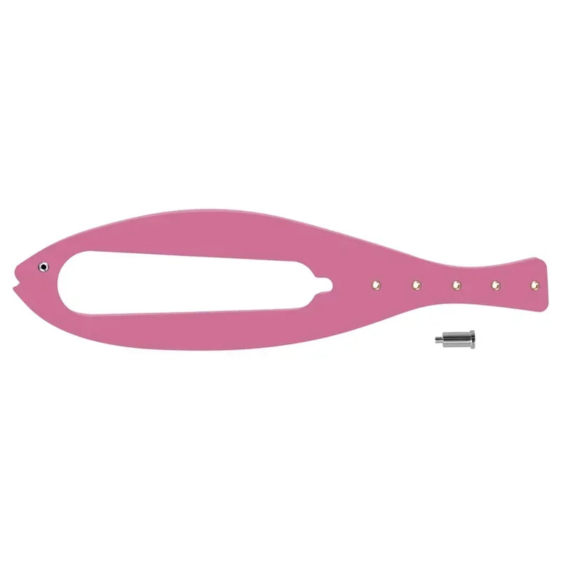 Adjustable Cat Door Holder Latch with Fish-Shaped Design - Flexible Door Stopper for Pets
