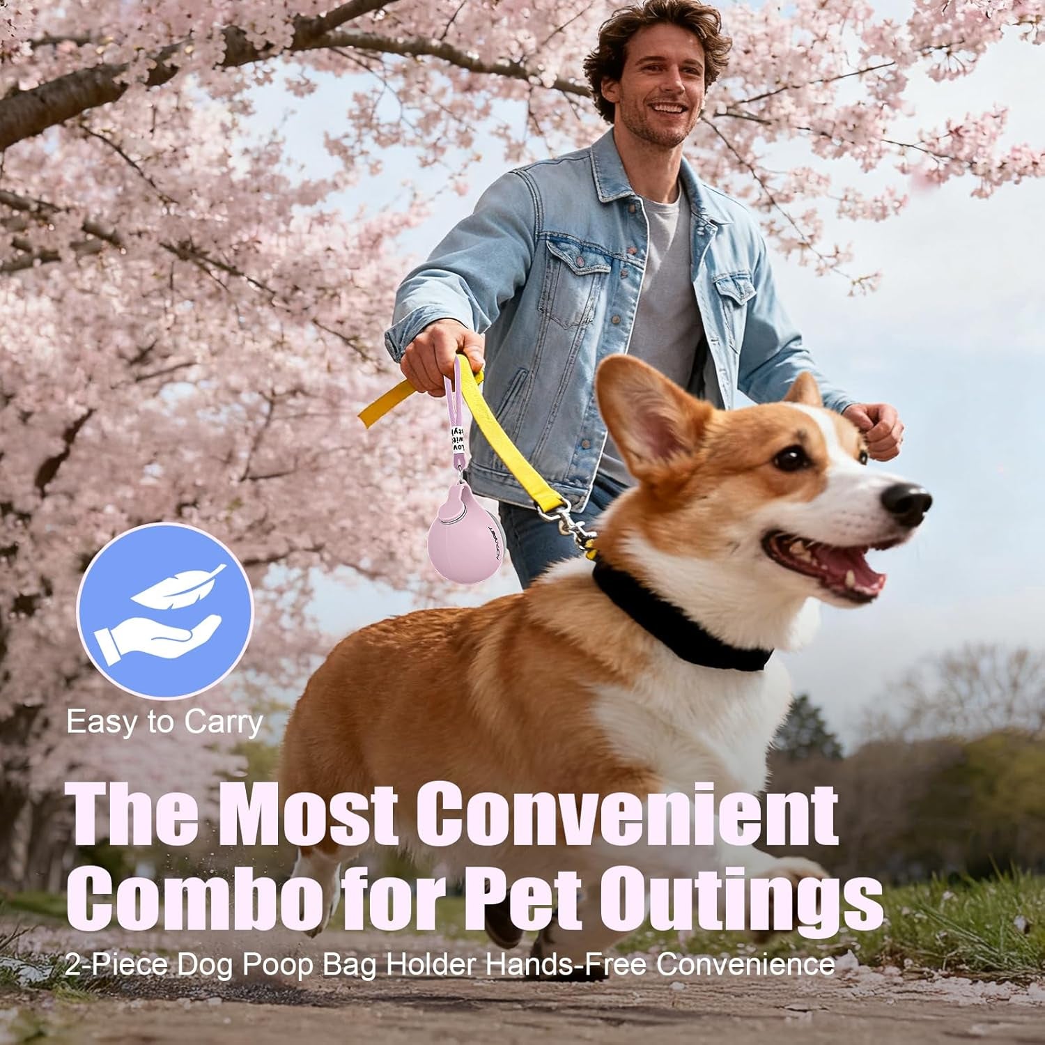 Stainless Steel Portable Dog Water Bottle with Bowl - 10oz No-Spill Travel Dispenser for Small Dogs - Ideal for Walking and Hiking