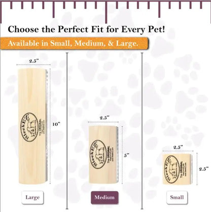 Sleekez Professional Dog Grooming Brush for Shedding, Deshedding Tool for Short and Long Haired Dogs, 2.5-Inch and 5-Inch Options