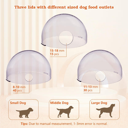 Interactive Duck-Shaped Dog Treat Dispenser and Slow Feeder Bowl - Puzzle Toy for Mental Stimulation with Adjustable Food Outlet for Small to Medium Cats and Dogs
