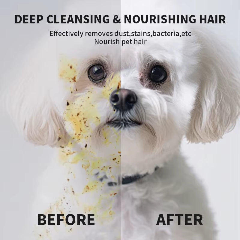 6-Pack Disposable Pet Cleaning Gloves - Wash-Free Bathing and Deodorizing Wipes for Cats and Dogs